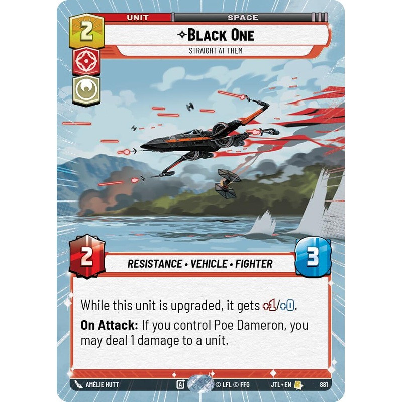 Black One - Straight At Them (881) (Hyperspace Foil) (881) [Jump to Lightspeed]