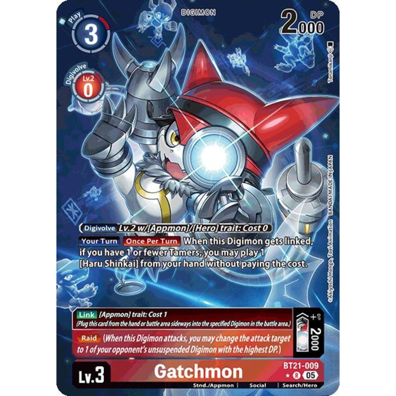 Gatchmon [BT21-009] (Alternate Art) [World Convergence]