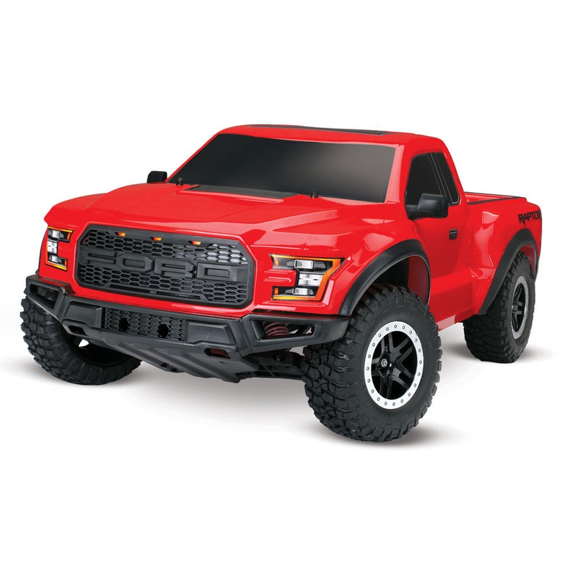 TRAXXAS 1/10 2017 F-150 FORD RAPTOR 2WD BRUSHED ELECTRIC TRUCK RTR (RED)