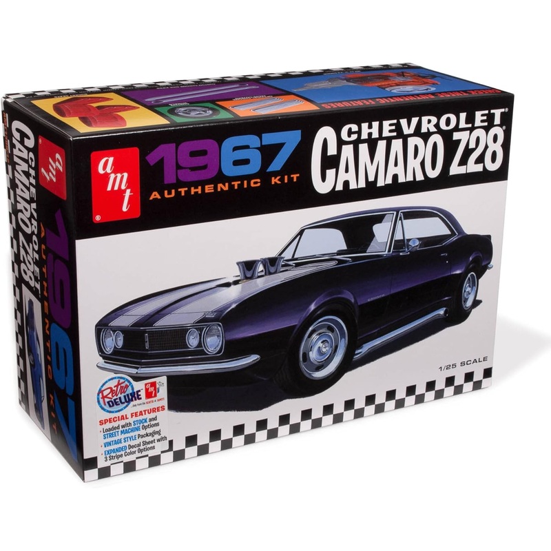 AMT 1967 Chevy Camaro Z28 1:25 Scale Model Kit