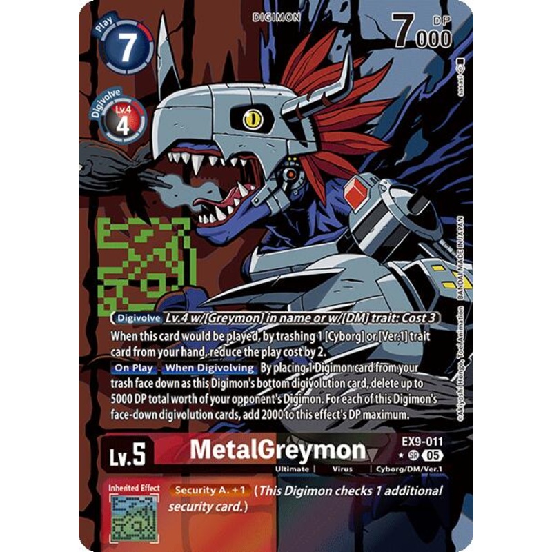 MetalGreymon [EX9-011] (Alternate Art) [Versus Monsters]