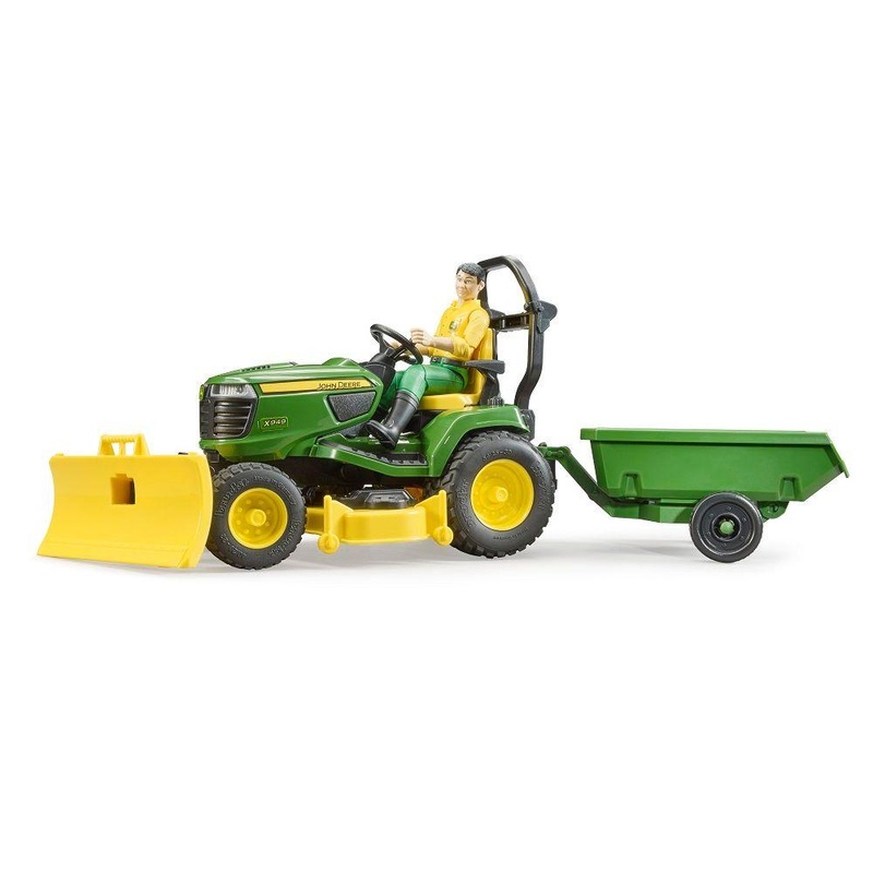 MS-B62104 BRUDER JOHN DEERE LAWN TRACTOR AND TRAILER **10%**
