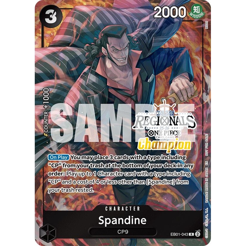 Spandine (Offline Regional Champion Card Set 2025 Vol.1) [One Piece Promotion Cards]