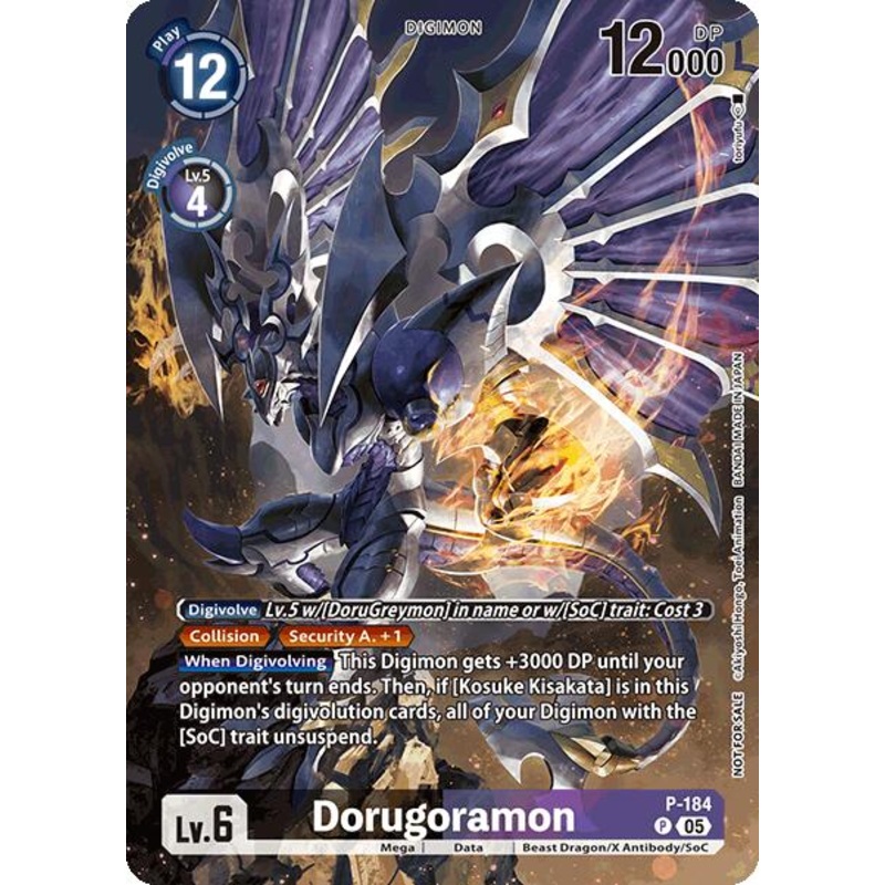 Dorugoramon [P-184] (BT-21: Illustration Celebration Pack) [World Convergence]
