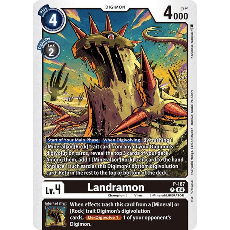 Landramon [P-167] (Store Tournament 2025 Vo.1 Participation Pack) [Promotional Cards]