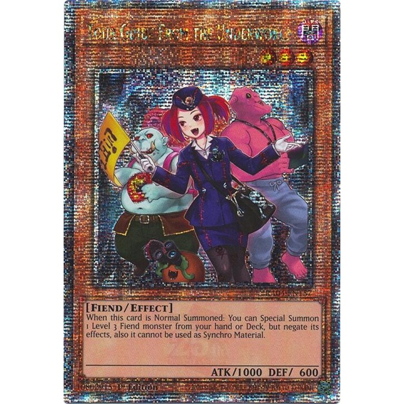 Tour Guide from the Underworld (Alternate Art) [RA04-EN157] Quarter Century Secret Rare