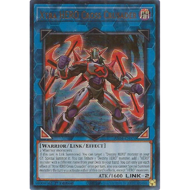 Xtra HERO Cross Crusader [RA04-EN076] Ultra Rare