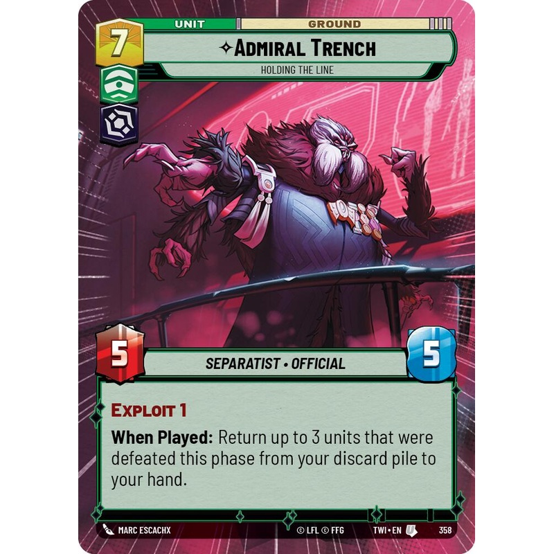 Admiral Trench - Holding the Line (358) (Hyperspace) (358) [Twilight of the Republic]