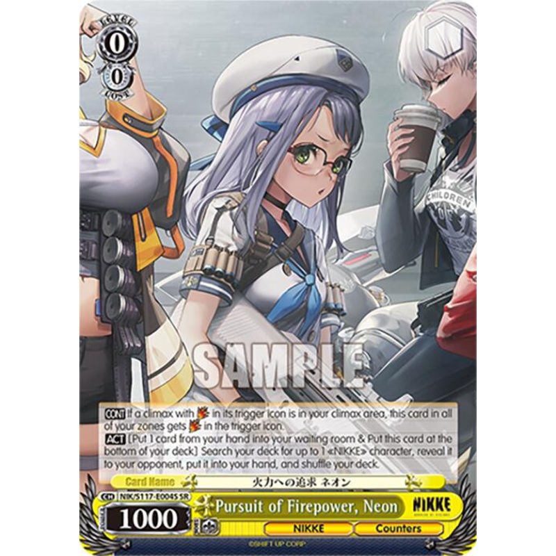 Pursuit of Firepower, Neon (NIK/S117-E004S SR) [GODDESS OF VICTORY: NIKKE]