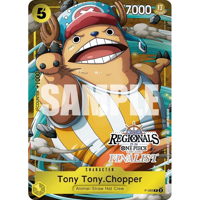 Tony Tony.Chopper (Online Regional Finalist Card Set 2025 Vol.2) [One Piece Promotion Cards]
