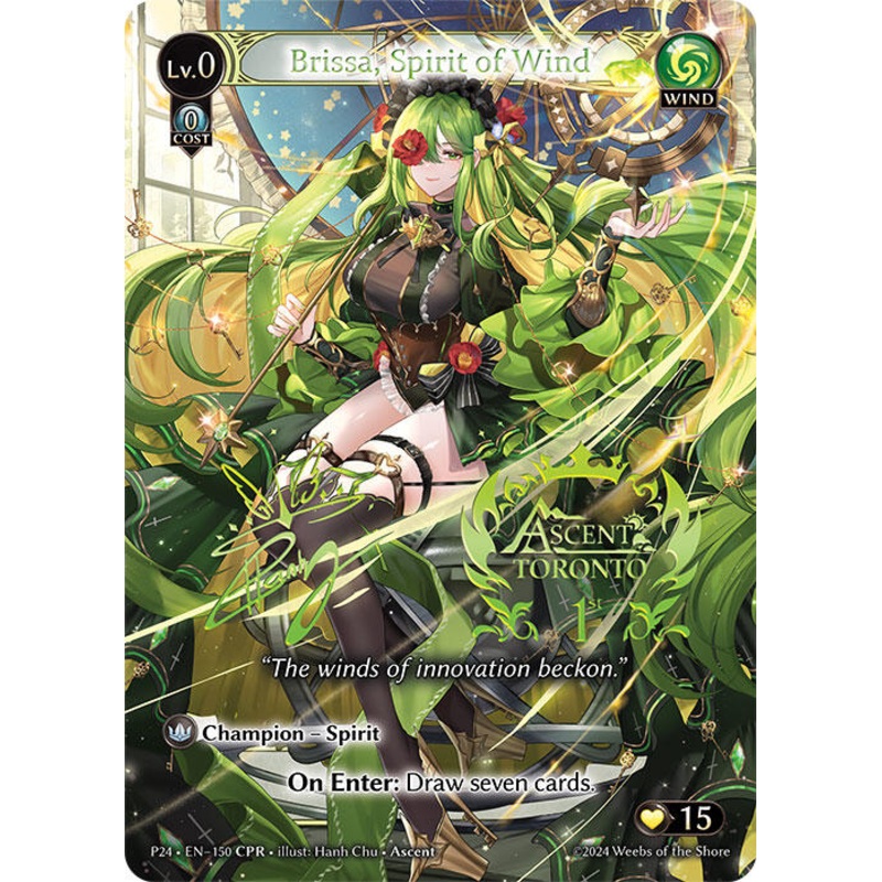 Brissa, Spirit of Wind (CPR) (150) [Promotional Cards]