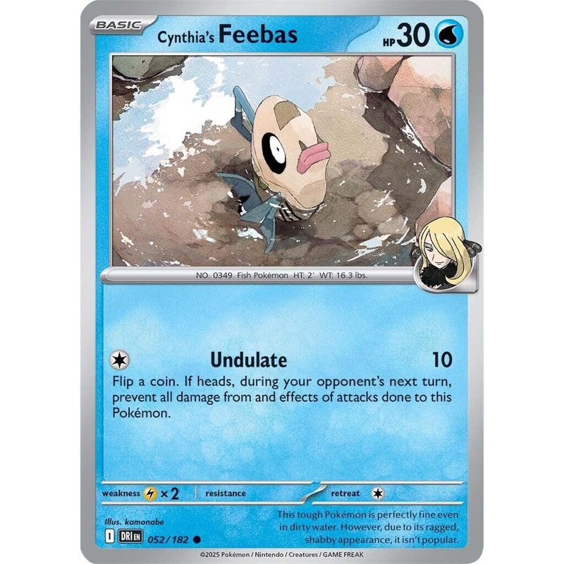 Cynthia's Feebas (052/182) [Scarlet & Violet: Destined Rivals]