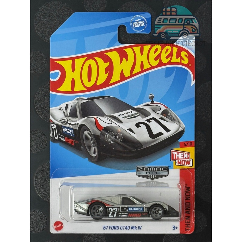 '67 Ford GT40 Mk.IV (2nd colour; Walmart Excl.) [ZAMAC]
