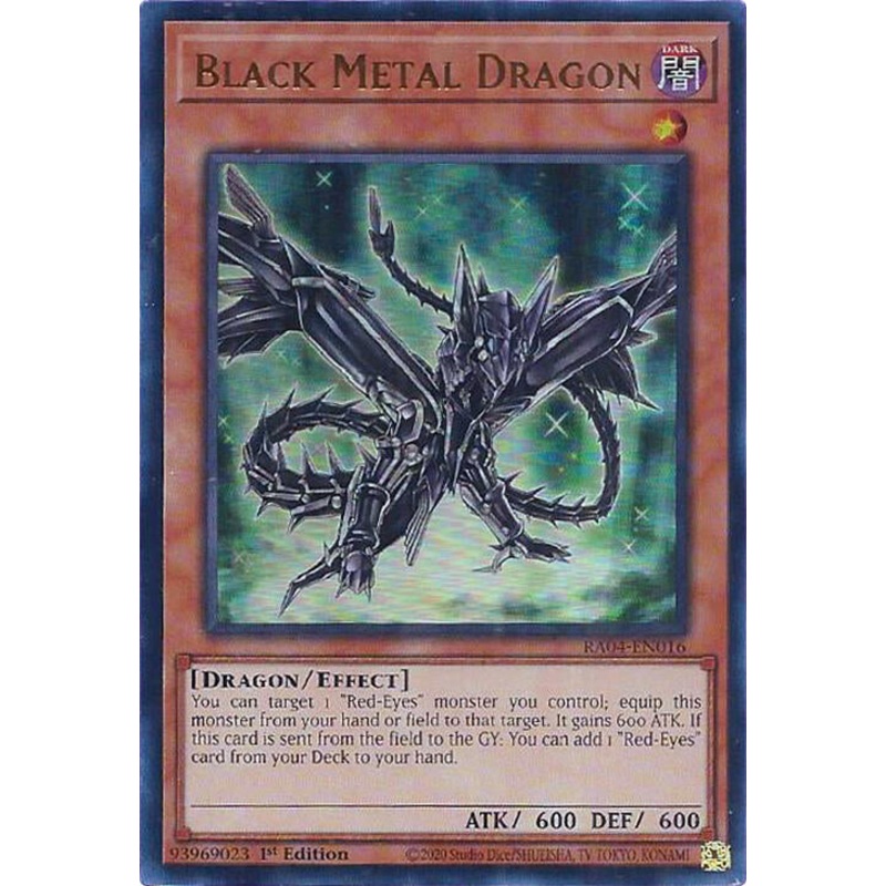 Black Metal Dragon [RA04-EN016] Ultra Rare