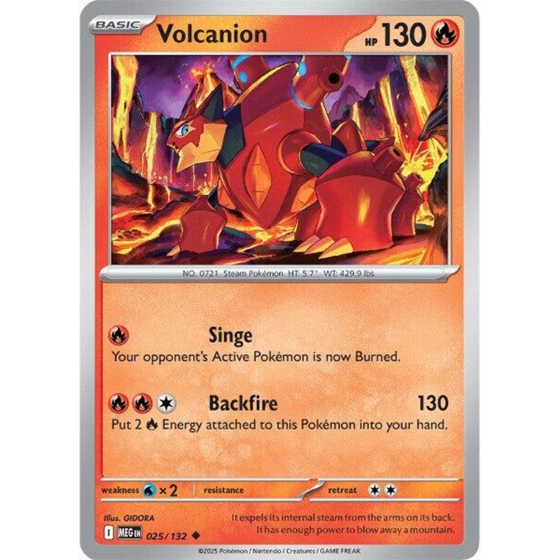 Volcanion (025/132) [Mega Evolutions: Base Set]