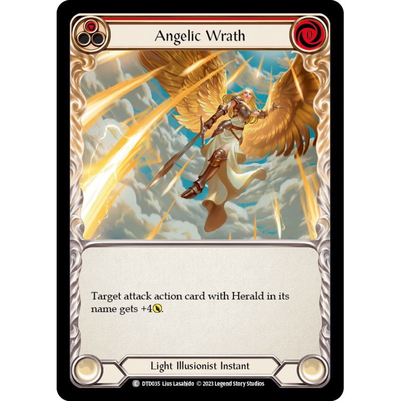 Angelic Wrath (Red) [DTD035] (Dusk Till Dawn)  Rainbow Foil