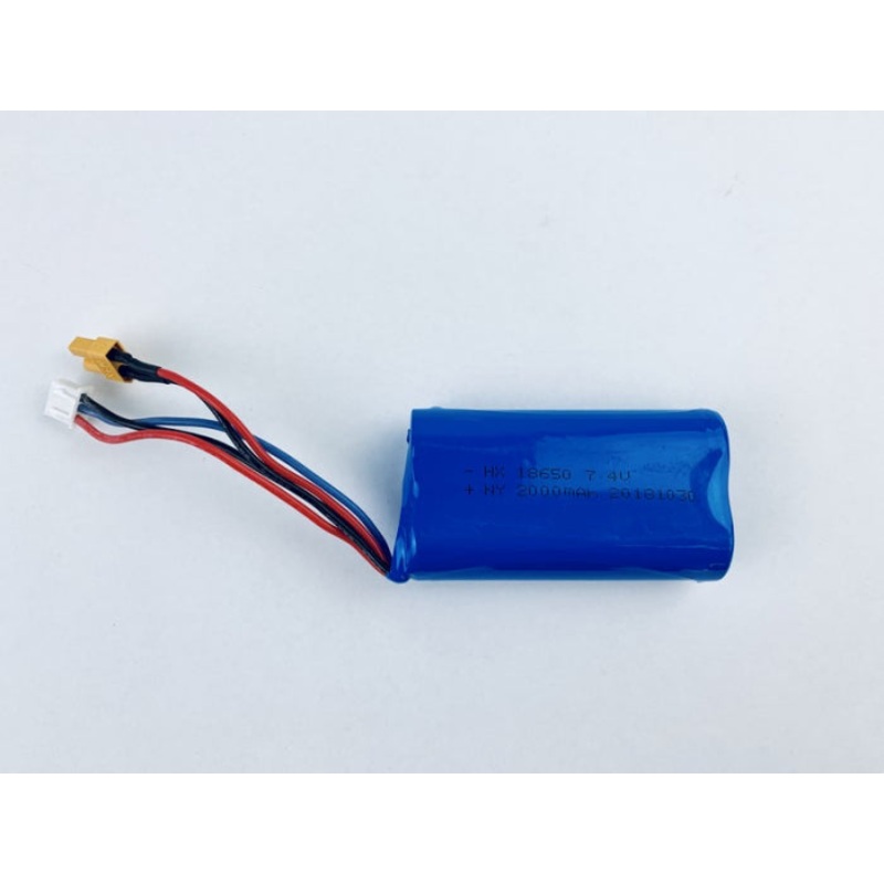 7.4V 2000MAH LI-ION BATTERY WITH XT30 PLUG for UDI RC Inkfish Jet Ski