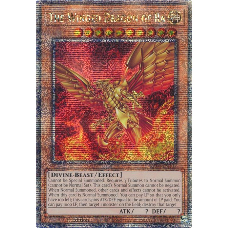The Winged Dragon of Ra (Quarter Century Secret Rare) [RA03-EN137] Quarter Century Secret Rare