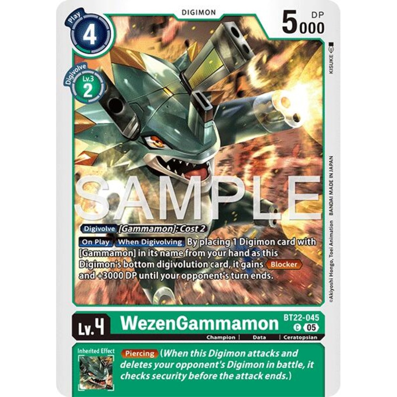 WezenGammamon [BT22-045] [Cyber Eden]