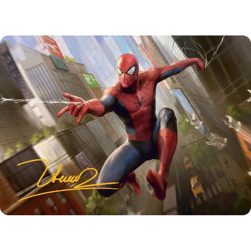 Amazing Spider-Man Art Card (24/54) (Gold-Stamped Signature) [Marvel's Spider-Man Art Series]
