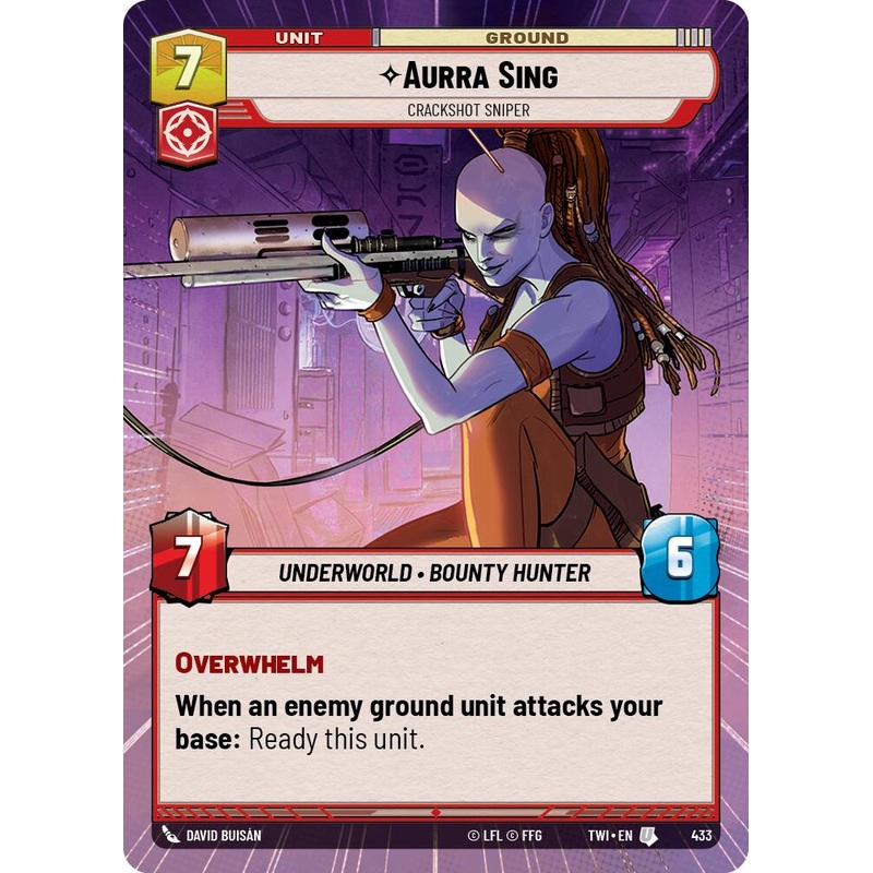 Aurra Sing - Crackshot Sniper (433) (Hyperspace) (433) [Twilight of the Republic]