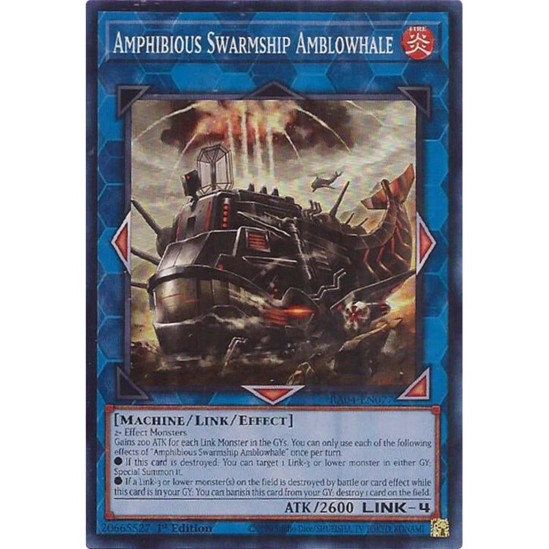 Amphibious Swarmship Amblowhale [RA04-EN077] Super Rare