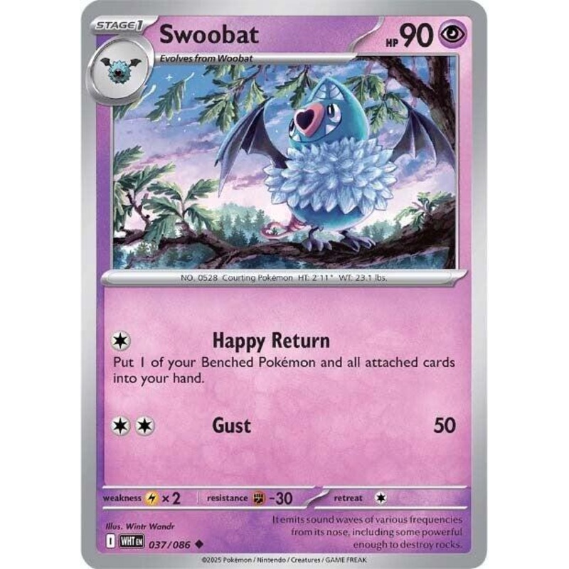 Swoobat (037/086) [Scarlet & Violet: White Flare]