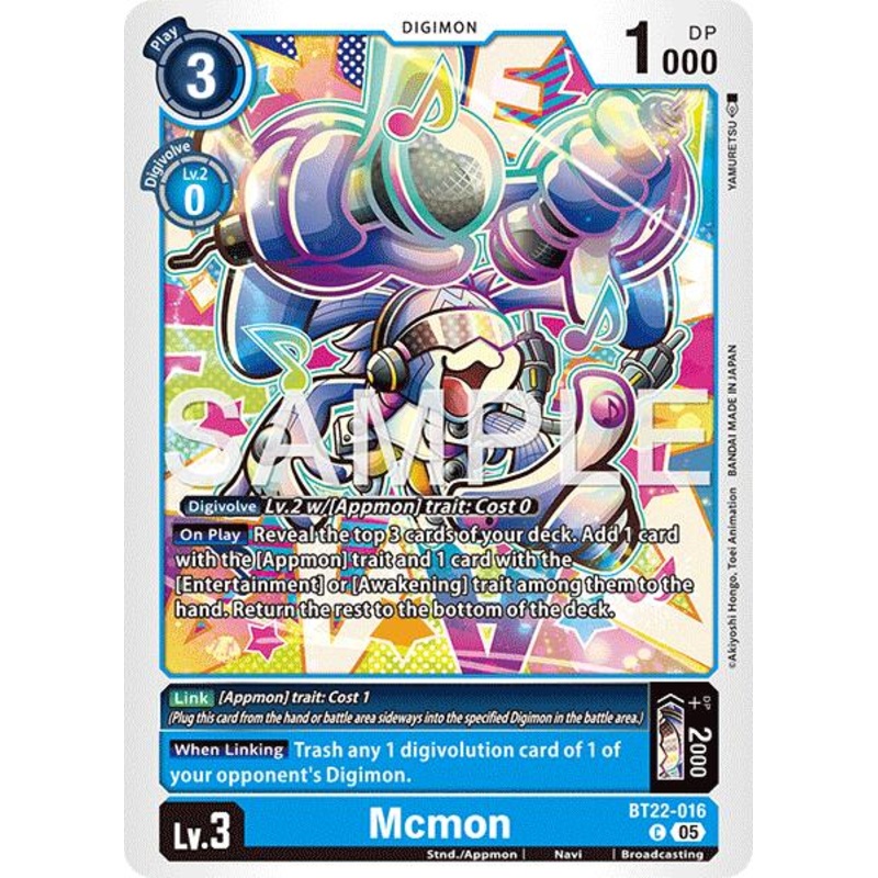 Mcmon [BT22-016] [Cyber Eden]