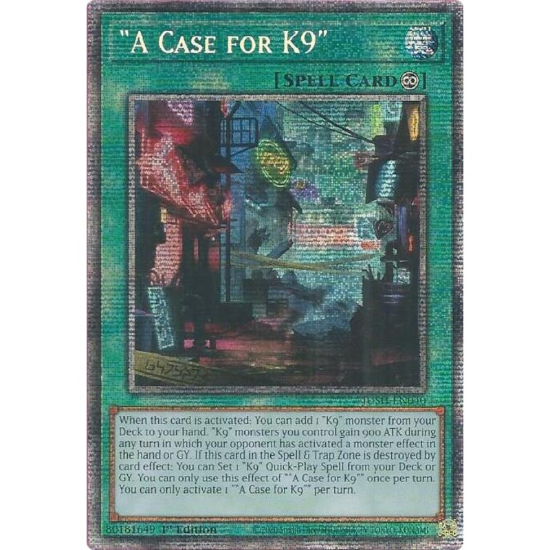 A Case for K9 (Starlight Rare) [JUSH-EN040] Starlight Rare