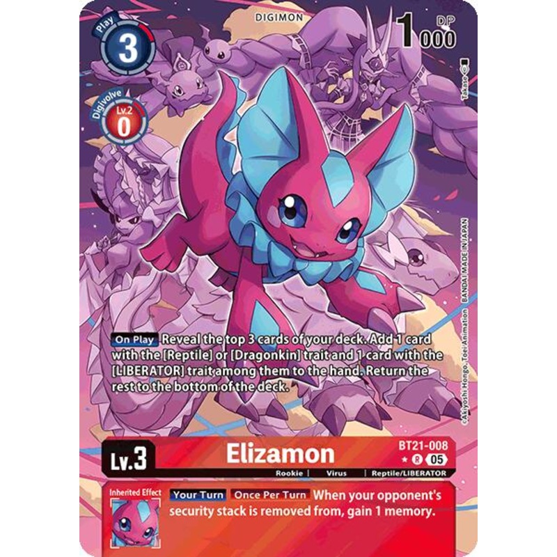 Elizamon [BT21-008] (Alternate Art) [World Convergence]