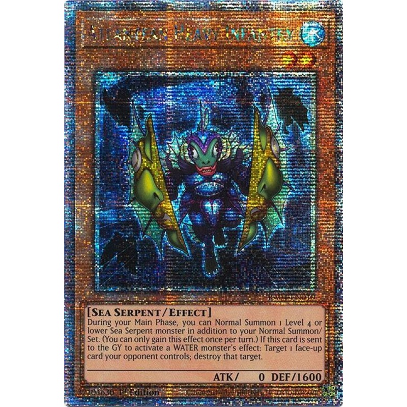 Atlantean Heavy Infantry [RA04-EN010] Quarter Century Secret Rare