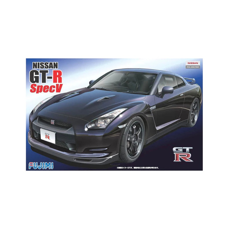 Fujimi 1/24 Nissan GT-R (R35) Spec-V (ID-133) Scaled Plastic Model Kit - 037981