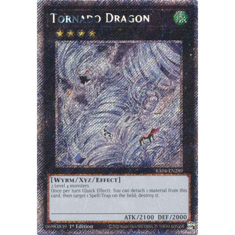 Tornado Dragon [RA04-EN289] Platinum Secret Rare
