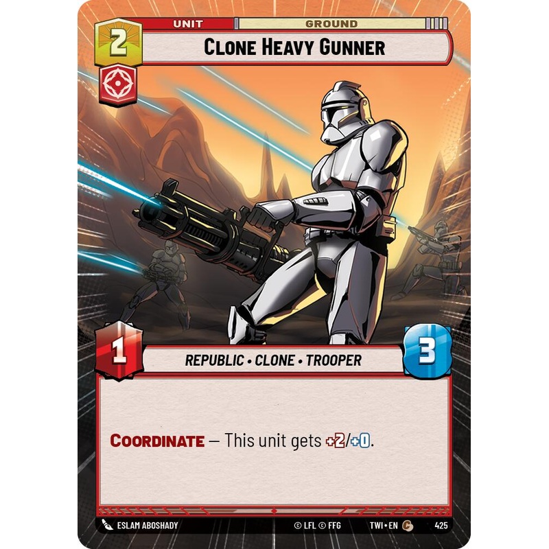 Clone Heavy Gunner (425) (Hyperspace) (425) [Twilight of the Republic]