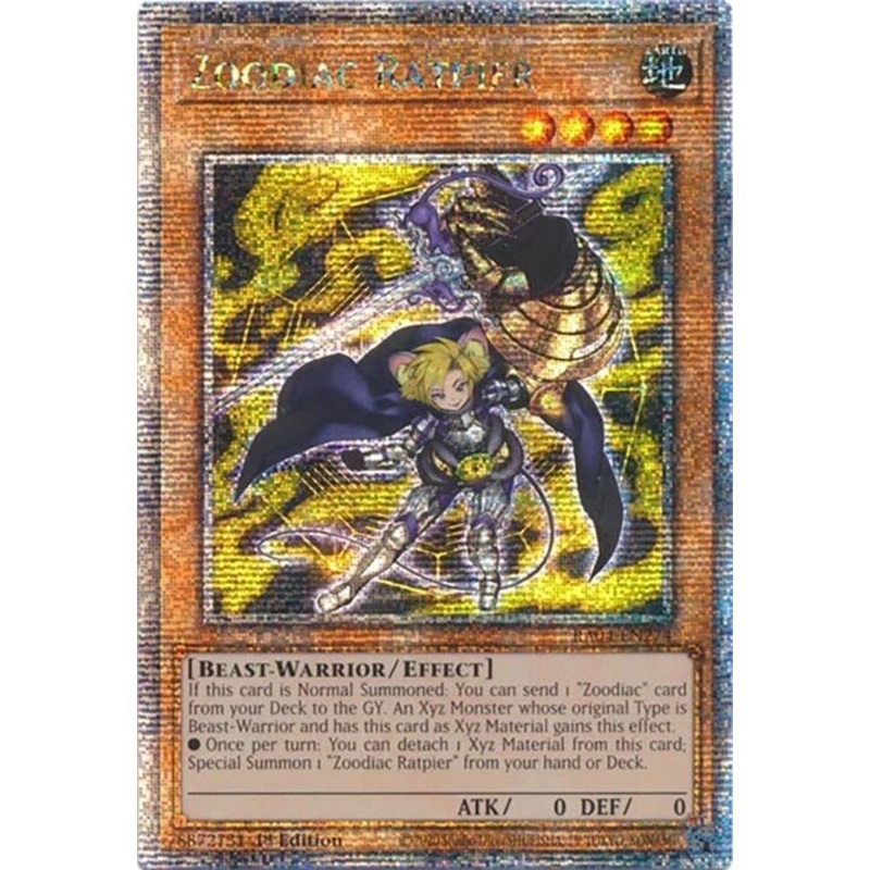 Zoodiac Ratpier [RA04-EN274] Quarter Century Secret Rare