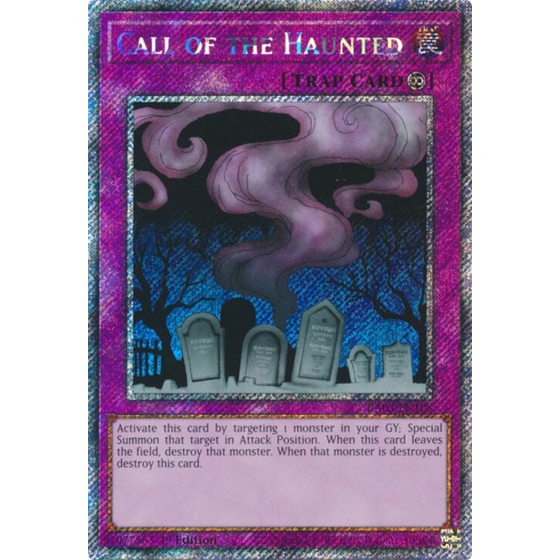 Call of the Haunted (Platinum Secret Rare) [RA03-EN108] Platinum Secret Rare
