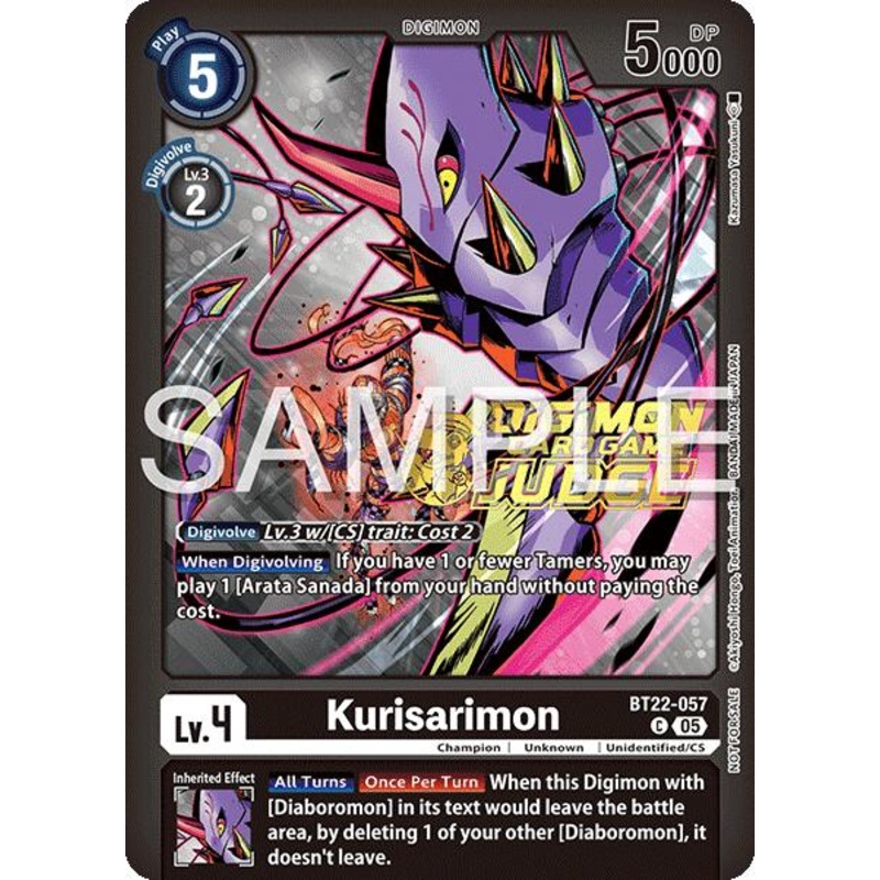 Kurisarimon [BT22-057] (Judge Pack 2025 Wave 2) [Cyber Eden]