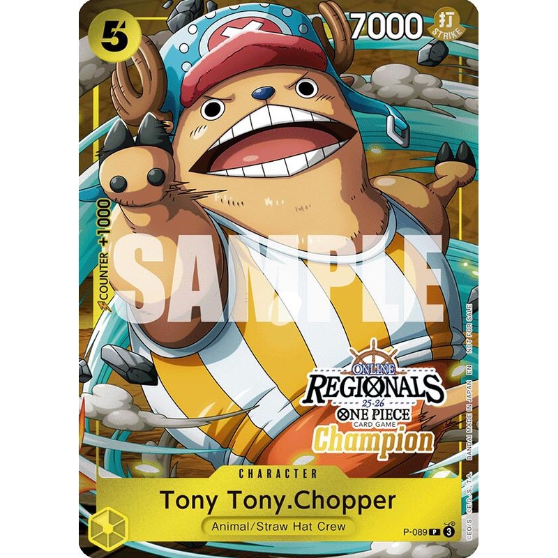 Tony Tony.Chopper (Online Regional Champion Card Set 2025 Vol.2) [One Piece Promotion Cards]