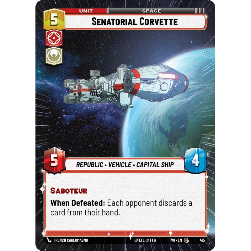 Senatorial Corvette (415) (Hyperspace) (415) [Twilight of the Republic]