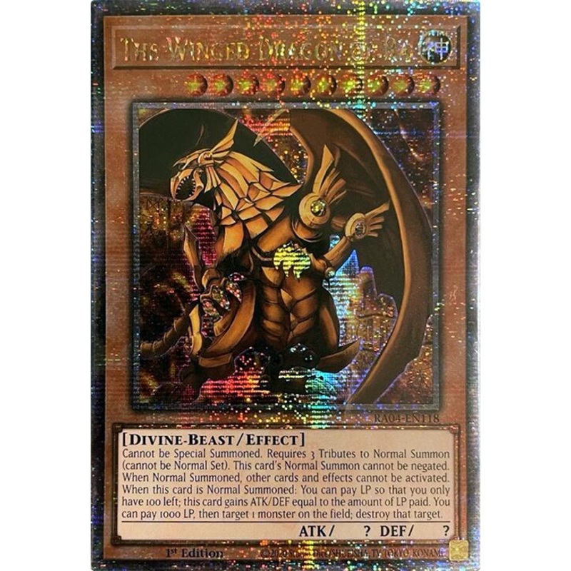The Winged Dragon of Ra [RA04-EN118] Quarter Century Secret Rare