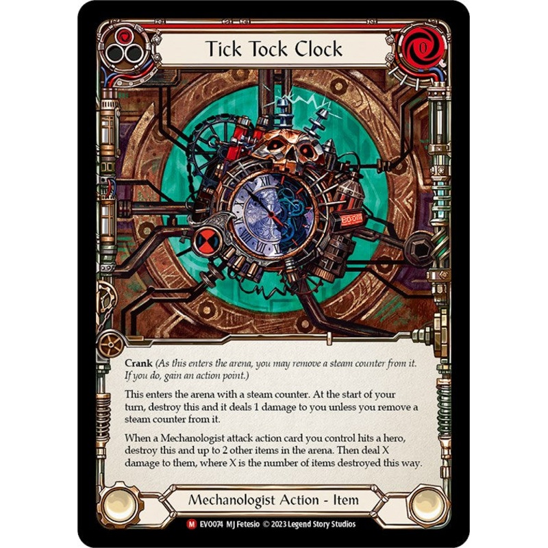 Tick Tock Clock [EVO074] (Bright Lights)  Rainbow Foil