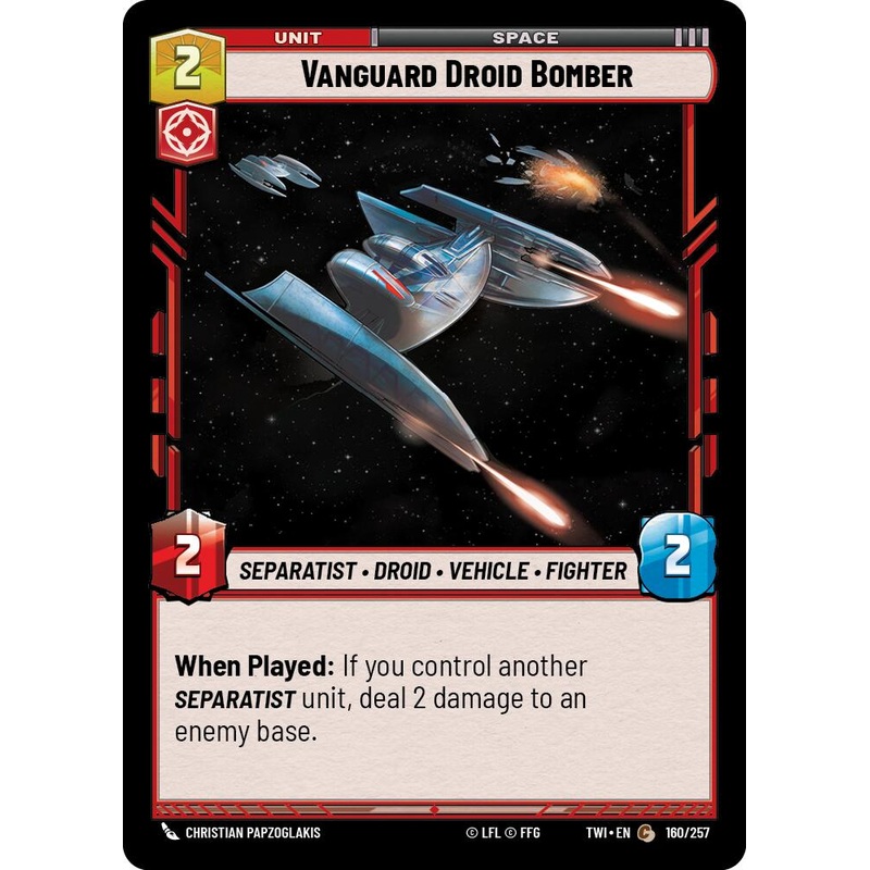 Vanguard Droid Bomber (160/257) (160/257) [Twilight of the Republic]