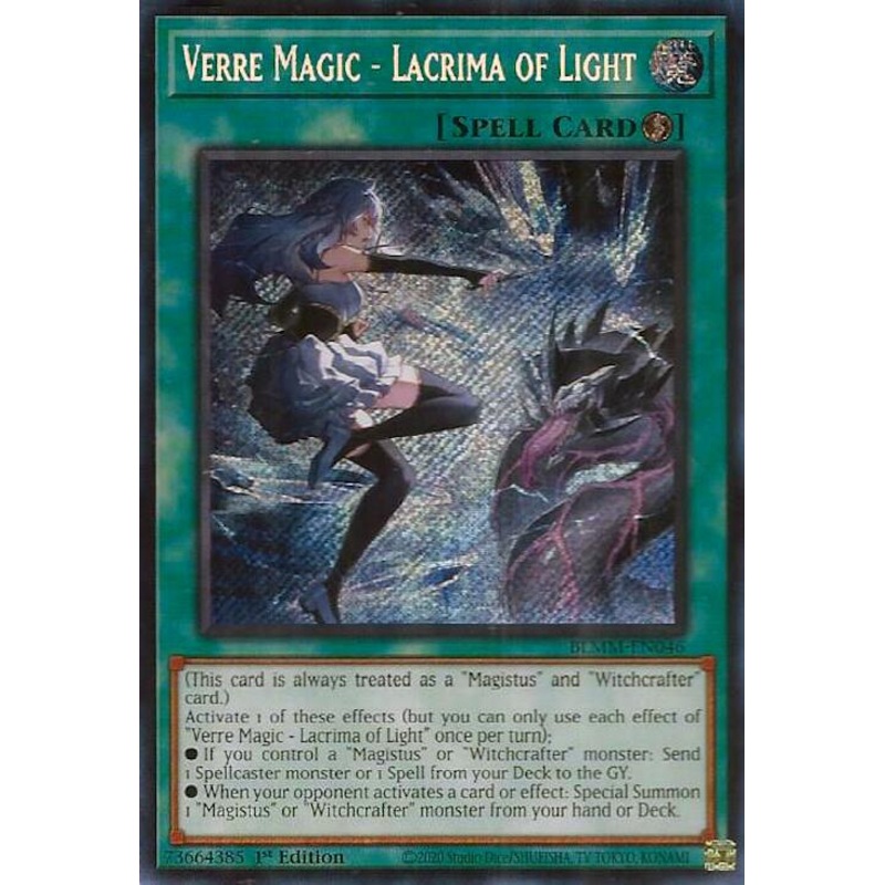 Verre Magic - Lacrima of Light [BLMM-EN046] Secret Rare