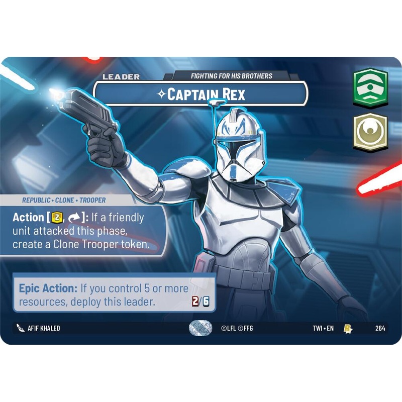 Captain Rex - Fighting For His Brothers (264) (Showcase) (264) [Twilight of the Republic]