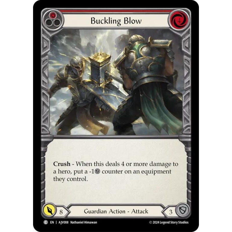 Buckling Blow (Red) [AJV008] (Armory Deck: Jarl Vetreidi)
