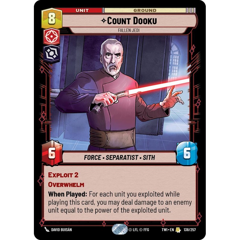 Count Dooku - Fallen Jedi (138/257) (138/257) [Twilight of the Republic]