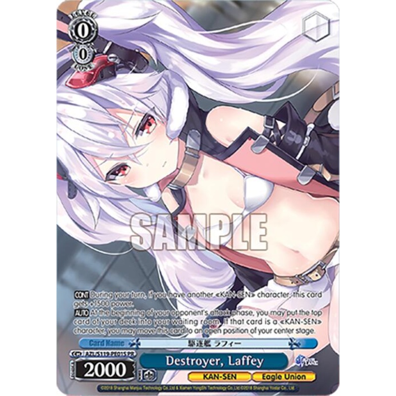 Destroyer, Laffey (Foil) (AZL/S119-PE01S PR) [Azur Lane Vol. 2]