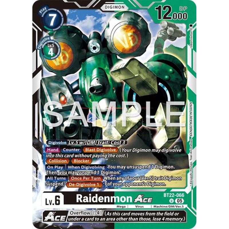 Raidenmon ACE [BT22-066] [Cyber Eden]