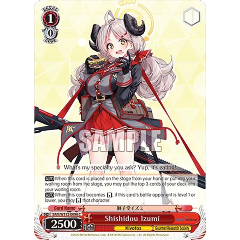 Shishidou Izumi (BAV/W112-E096 C) [Blue Archive]