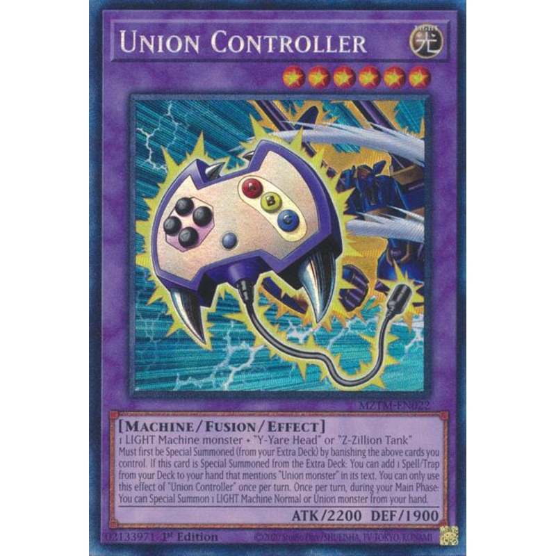 Union Controller (Collector's Rare) [MZTM-EN022] Collector's Rare